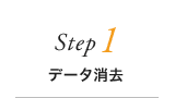 Step1 データ消去