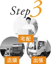 Step3 商品のお引き渡し