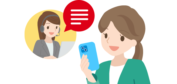 査定を電話で行っているイメージ画像