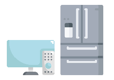 テレビ・冷蔵庫の画像